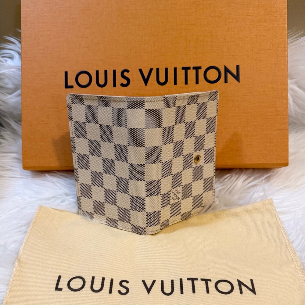Louis Vuitton Damier Azur Canvas French Wallet